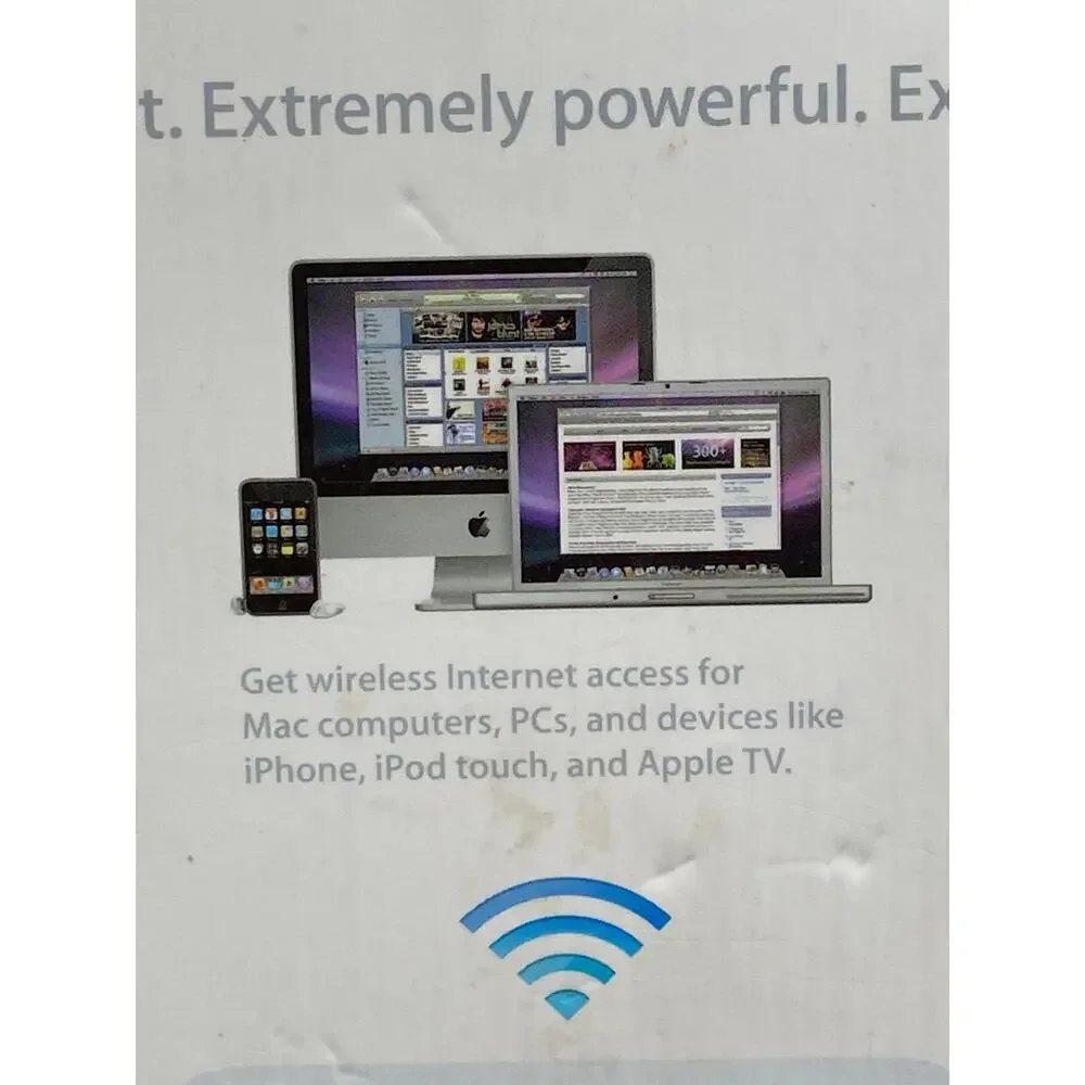 Apple AirPort EXTREME WIFI Router A1408 80211N White